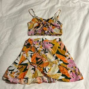 Aerie matching floral set